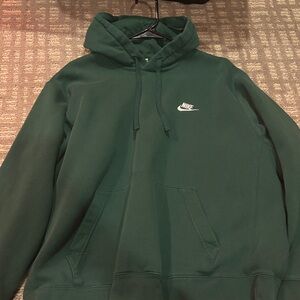 Nike Men's Deep Green Pullover Hoodie